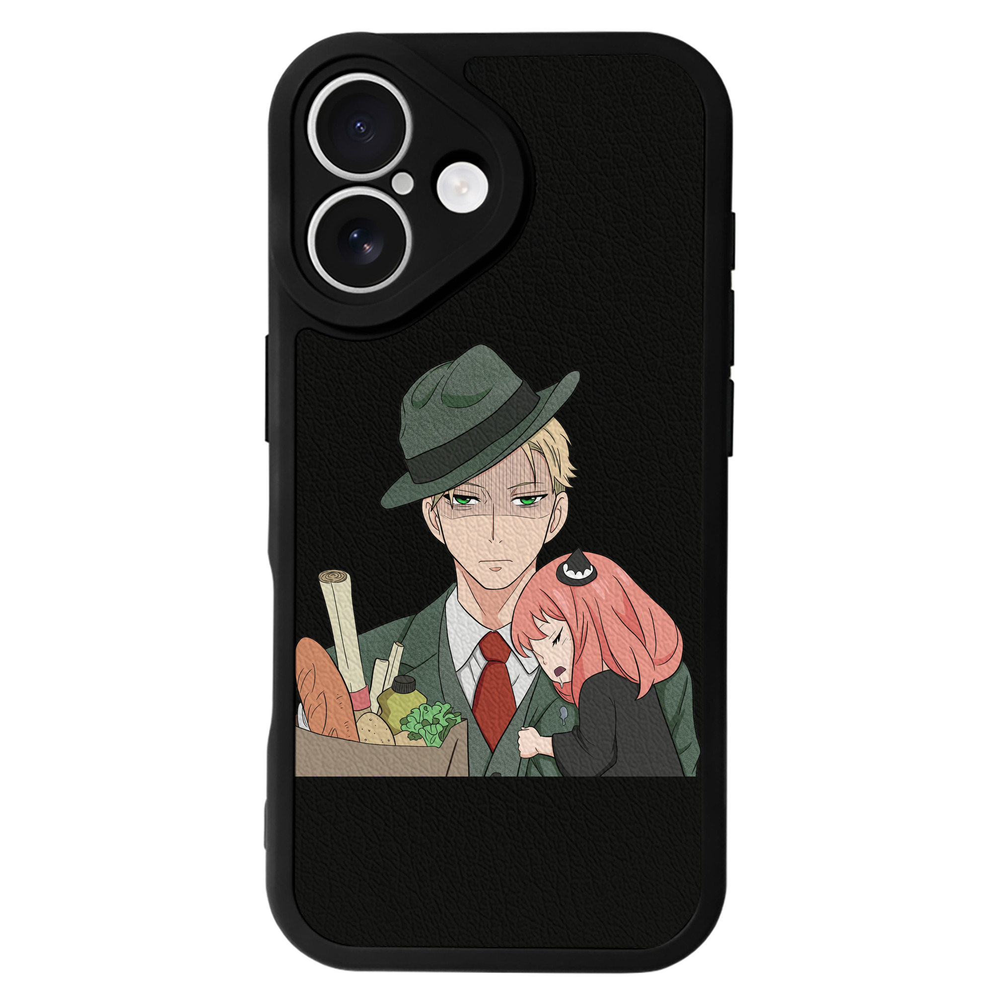（画像用） SPY×FAMILY间谍家家酒 【iPhone 16シリーズ対応】シリコンスマホケース（レザー調） 材質：シリコン